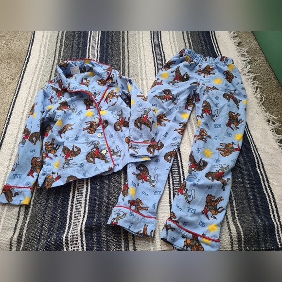 Lands' End Other - Boys 7 Land's End cowboy pajama set